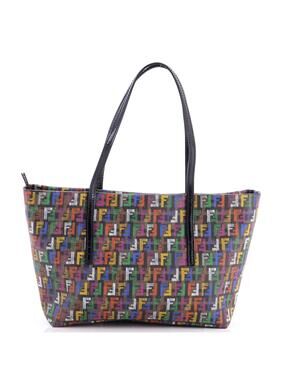 Fendi Roll Tote Zucchino Coated Canvas #260516F83B